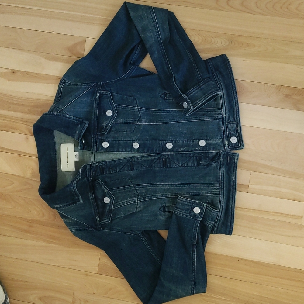 NEW Anthropologie Pilcro and the Letterpress Jean Jacket